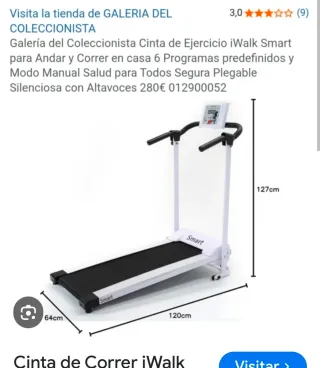 Cinta de correr iWalk