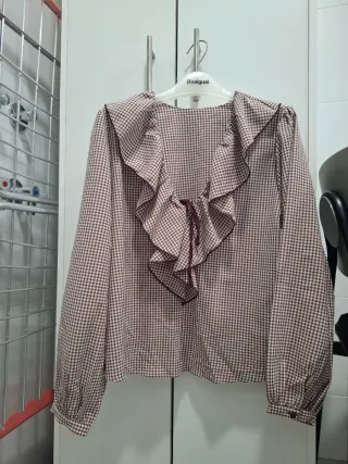 Blusa cuadros talla S