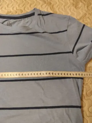 Camiseta CE DOS rayas gris