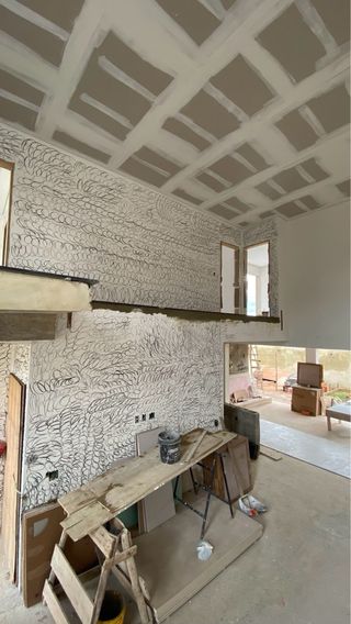 Pintura y alisado de paredes