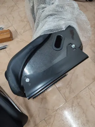 Asientos backet tipo Recaro Pole Position carbono