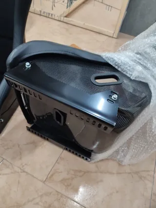 Asientos backet tipo Recaro Pole Position carbono