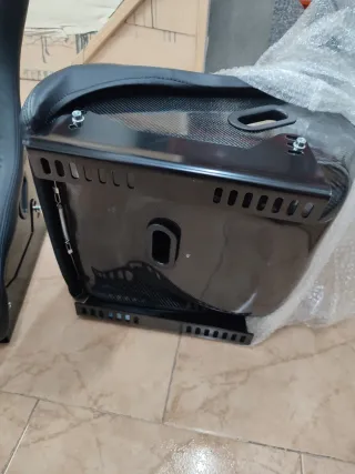 Asientos backet tipo Recaro Pole Position carbono