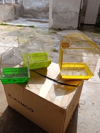 Jaulas para pájaros (3 unidades)