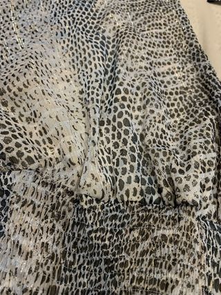 Vestido Zara estampado serpiente