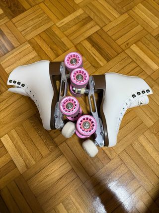Patines 4 Ruedas Regina Blancos