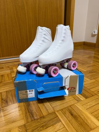 Patines 4 Ruedas Regina Blancos