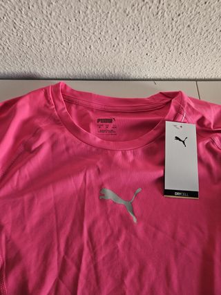 Camiseta térmica Puma Baselayer LS Fluor Pink M