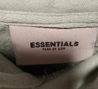 Sudadera con capucha Essentials verde