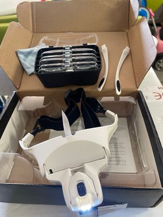 Lupa Visor Profesional LED Lentes Intercambiables