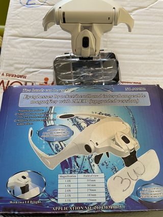 Lupa Visor Profesional LED Lentes Intercambiables