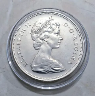 Canadá 1 Dólar *Plata espejo*