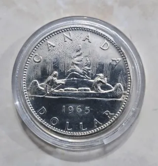 Canadá 1 Dólar *Plata espejo*