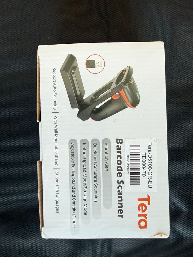 Escáner de Código de Barras Tera Negro/Naranja