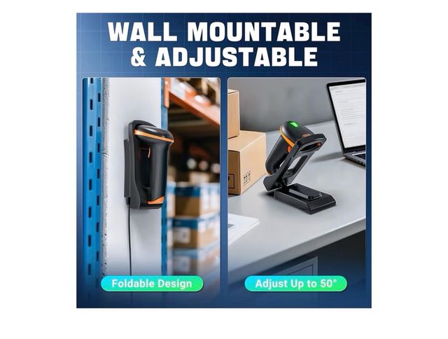 Escáner de Código de Barras Tera Negro/Naranja