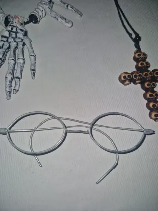 Velo de encaje negro para disfraz