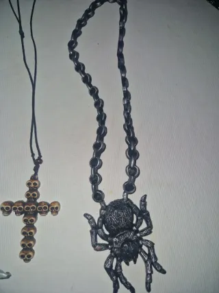 Velo de encaje negro para disfraz