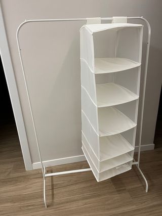 Burro perchero con organizador