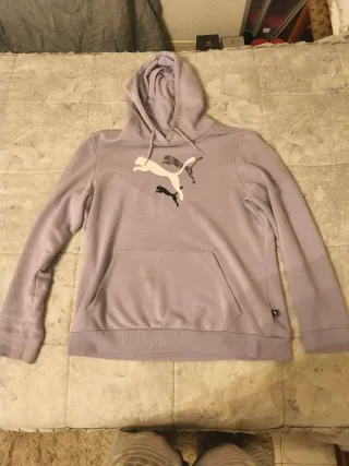 Sudadera Puma Morada con Logo