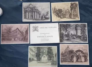 Vaticano 1976 - Francobolli e Vedute
