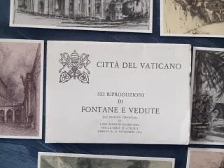 Vaticano 1976 - Francobolli e Vedute
