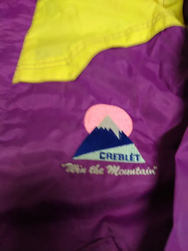 Chaqueta CREBLET Morado y Amarillo