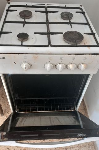 Cocina de gas Beko
