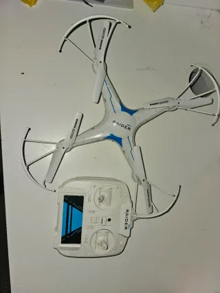 Dron Raider Blanco y Azul