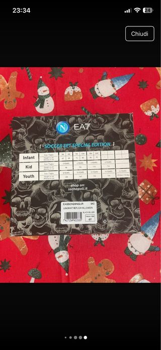 Completo Napoli Halloween