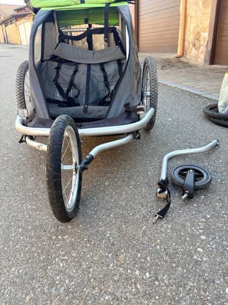 Carrito remolque para bici