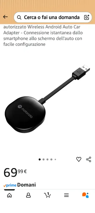 Motorola MA1 wireless adattatore auto