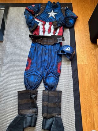 Disfraz Capitán América Talla (8-10 años)