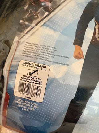 Disfraz Capitán América Talla (8-10 años)