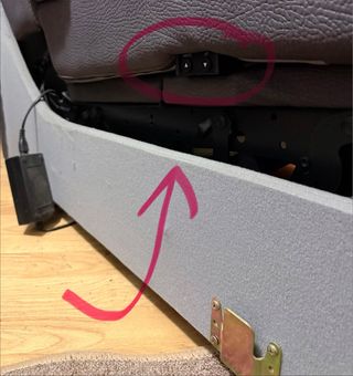 Sofá 2 Plazas Relax Gris (precio negociable)