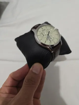 Reloj Boss Hombre Correa Marrón y Caja Plata