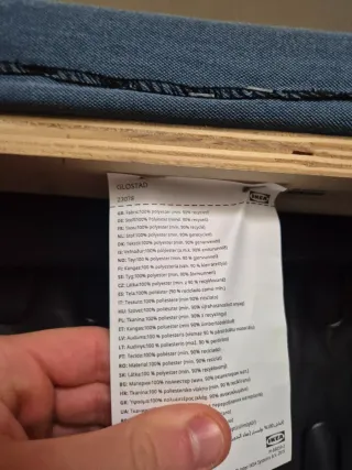 Sofá 2 plazas Ikea Glostad