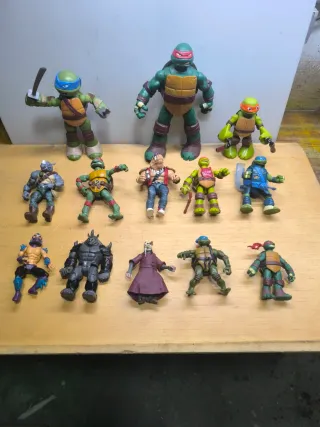 Colección Figuras Acción Tortugas Ninja