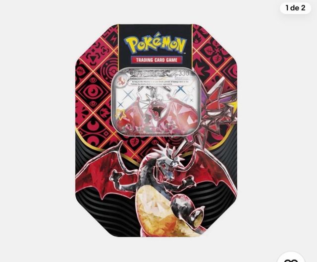 Lata Pokémon Charizard EX Destinos de Paldea