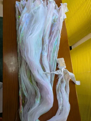 Alas/ Capa de novia LED blancas