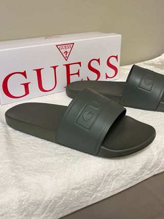 Ciabatte Guess Verde Militare Tg 44