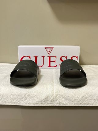 Ciabatte Guess Verde Militare Tg 44