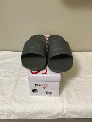 Ciabatte Guess Verde Militare Tg 44