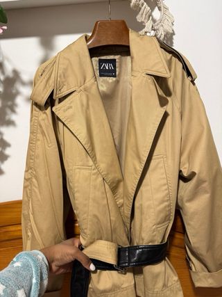 Gabardina Zara Edición Limitada Beige