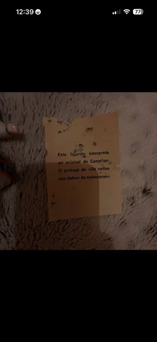 Figura Pimpinela Sargadelos