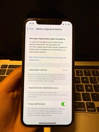 iPhone X 64GB Negro 84% Batería