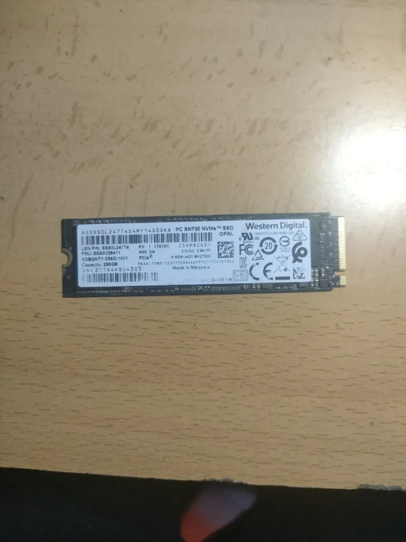 SSD M.2 NVMe Western Digital 256GB SN730