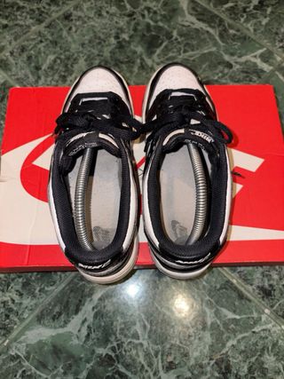 Nike dunk low nere bianche taglia 38.5 donna