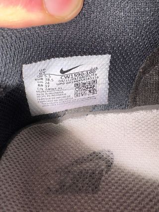 Nike dunk low nere bianche taglia 38.5 donna