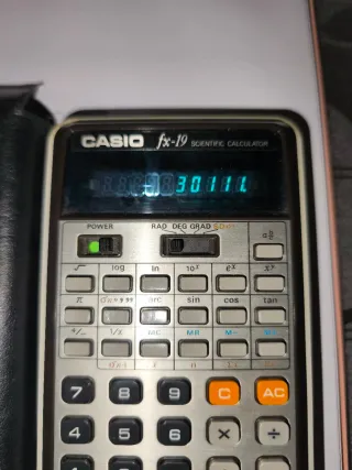 Calculado Casio fx-19 perfecto estado funcionando