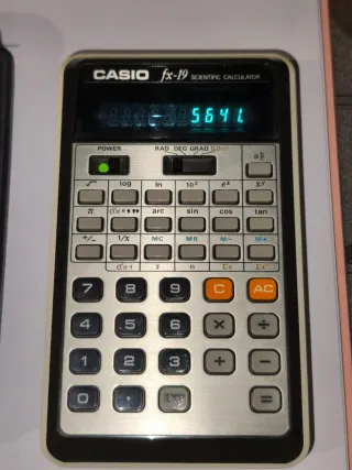 Calculado Casio fx-19 perfecto estado funcionando